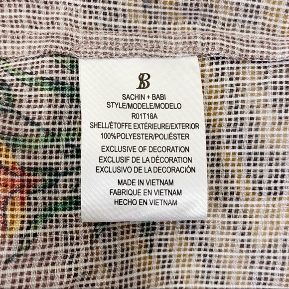 NWT Anthropologie Sachin Babi Acacia Tassel Blouse XS - Picture 10 of 10